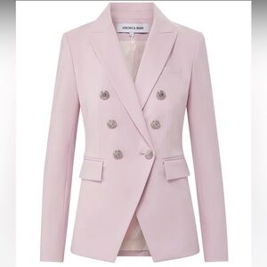Veronica Beard Barely Orchid Miller Dickey Jacke